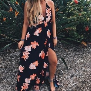 Pretty maxi floral dress